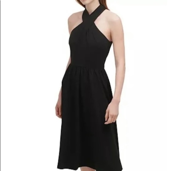 Calvin Klein Dresses & Skirts - NWT CK Black Dress Twist Calvin Klein Cocktail Party Dress Sz 6